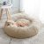 Calming Dog Bed & Cat Bed, Anti-Anxiety Donut Dog Cuddler Bed, Warming Cozy Soft Dog Round Bed, Fluffy Faux Fur Plush Dog Cat Cushion bed for Small Medium Dogs and Cats (20″/24″/27″/30″)